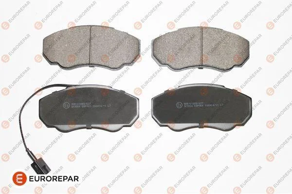 Комплект гальмівних накладок, дискове гальмо EUROREPAR 1617280580 (фото 1)