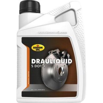 Рідина гальмівна DRAULIQUID-S DOT 4 BRAKEFLUI KROON OIL 04206