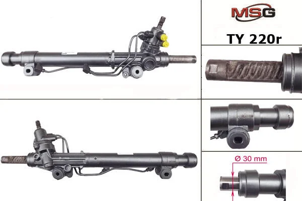 Рульова рейка з ГПК Toyota 4Runner/Land Cruiser Prado/Lexus GX 02-09 (відновлена з TOYODA) MSG TY 220R (фото 1)