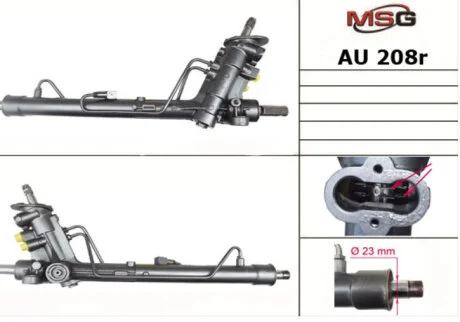 Рульова рейка з ГПК Polo/Audi A2/Fabia I 99-09 (відновлена з TRW) MSG AU 208R