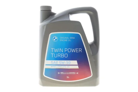 Олива моторна TwinPower Turbo Longlife-04 SAE 5W-30 (5 Liter) BMW 83215B65F02