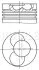 Поршень з кільцями, VW Caddy III, 2.0, 04-10 MAHLE / KNECHT 030 91 02 (фото 1)