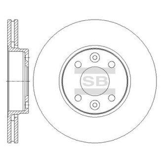 Фото 1 - гальмівний диск Hi-Q (SANGSIN) SD3067 Гальмівний диск Hi-Q (SANGSIN) SD3067 (фото 1)
