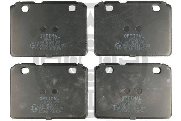 Гальмівні колодки дискові OPTIMAL BP09151 (фото 1)