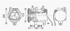 AVA SMART Компресор кондиціонера CABRIO 0.6-0.8, CITY-COUPE 0.6-0.8, FORTWO 0.6-0.8 AVA COOLING MCAK019 (фото 1)