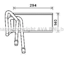 AVA LAND ROVER Радіатор опалення Discovery III, Range Rover Sport 04- AVA COOLING AUA6226 (фото 1)