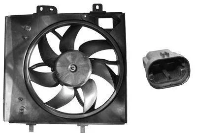 Вентилятор двигуна CITROEN C3/ PEUGEOT 207 2/06 > 15 (вир-во) Van Wezel 4029746