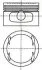 Поршень з кільцями OPEL 79.50 1.6I 16V С16XE/X16XE/X16XEL (вир-во) NURAL 8730780710 (фото 1)