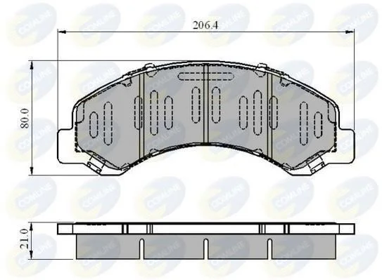 Comline - Гальмівні колодки до дисків COMLINE CBP3919 (фото 1)