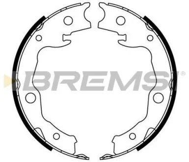 Комплект гальмівних колодок, стоянкове гальмо BREMSI GF0976