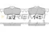 Комплект гальмівних накладок, дискове гальмо BREMSI BP3320 (фото 1)