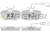 Комплект гальмівних накладок, дискове гальмо BREMSI BP2957 (фото 1)