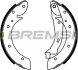 Комплект гальмівних колодок BREMSI GF0106 (фото 1)