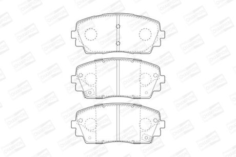 KIA гальмівні колодки передн.Picanto 11- CHAMPION 573420CH