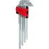 Комплект кутових штифтових гайкових ключів Torx екстра довгий 10 шт KS TOOLS 151.4860 (фото 3)