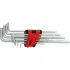 Комплект кутових штифтових гайкових ключів Torx екстра довгий 10 шт KS TOOLS 151.4860 (фото 4)