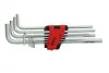 Комплект кутових штифтових гайкових ключів подовжених 10 шт KS TOOLS 151.4980 (фото 3)