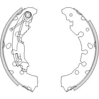 OPEL щоки гальм. Corsa D 06 -, Citroen Nemo REMSA 4161.00