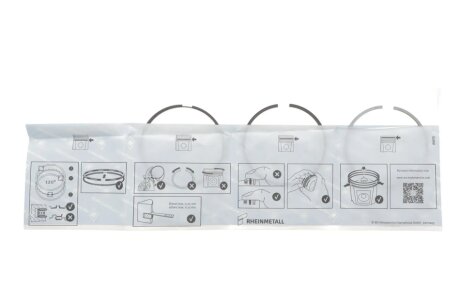 Кільця поршневі KOLBENSCHMIDT 800128110000