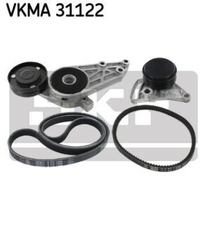 Роликовий модуль натягувача ременя (ролик, ремінь) SKF VKMA 31122