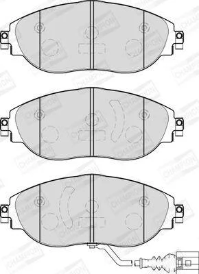 AUDI колодки гальмівні передні A3, Q3 Sportback, SKODA KODIAQ 2.0 TDI, OCTAVIA IV CHAMPION 573838CH (фото 1)
