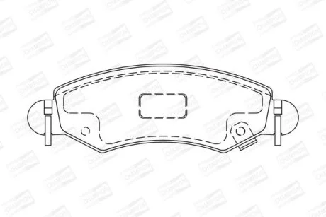 SUZUKI Гальмівні колодки пер. Ignis 03-, Wagon R+ 00-, OPEL Agila 00- CHAMPION 573378CH