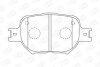 TOYOTA колодки гальм. передн. CHEVROLET Epica, Evanda, Corolla 01-04 CHAMPION 572517CH (фото 1)
