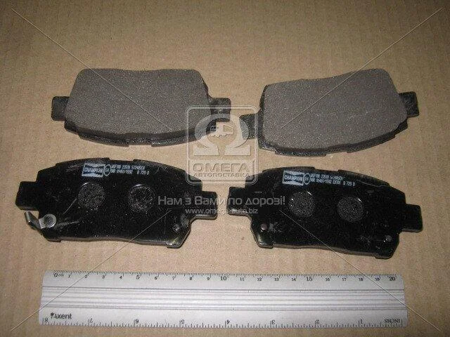 Гальмівні колодки пер. Toyota Yaris/Prius 99-05 (akebono) CHAMPION 572405CH (фото 1)