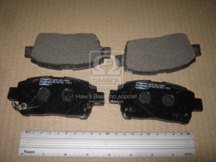TOYOTA Гальмівні колодки передн. YARIS VERSO 1.3 02-05 CHAMPION 572405CH