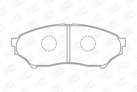 MITSUBISHI гальмівні колодки передн.Pajero Pinin 94- CHAMPION 572499CH