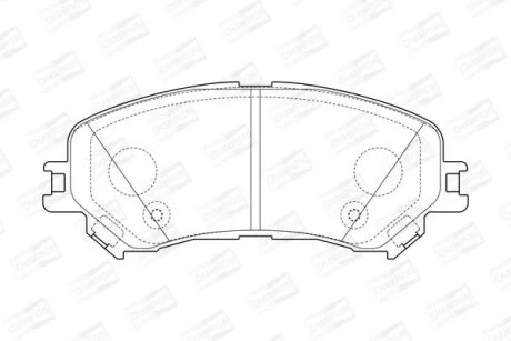 RENAUTL колодки гальм передн. Espace 1,6dCi 15- CHAMPION 573673CH