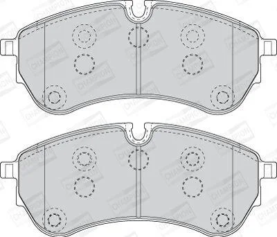 VW гальмівні колодки передн. CRAFTER 16- CHAMPION 573831CH (фото 1)