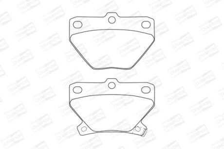 TOYOTA гальмівні колодки задн. Yaris 99- CHAMPION 572450CH