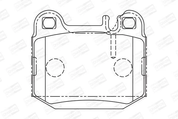 Гальмівні колодки зад. MB M-class (W163) 98-05 (BREMBO) CHAMPION 573147CH (фото 1)