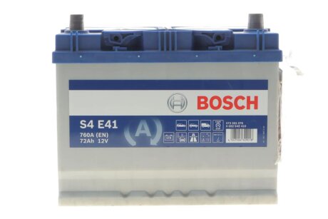 Акумулятор 12В/72Аг/760А/19,55кг BOSCH DSC0092S4E410