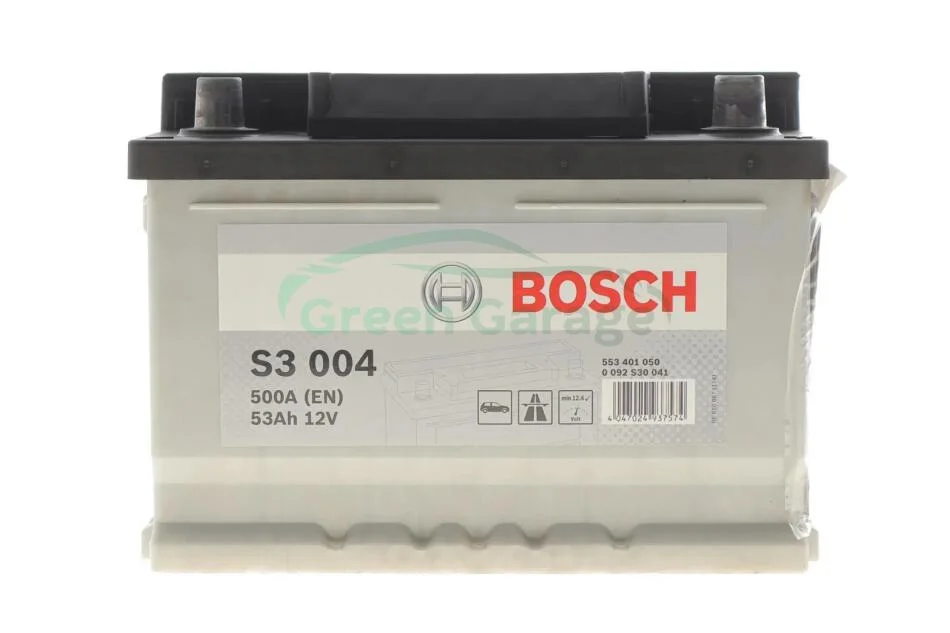 Акумулятор Bosch 12В/53Аг/500А/13,41кг BOSCH DSC0092S30041 (фото 1)