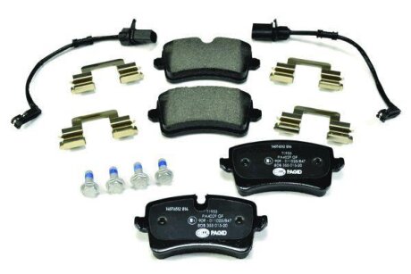 Колодки гальмівні дискові комплект; задн. HELLA PAGID 8DB355015201
