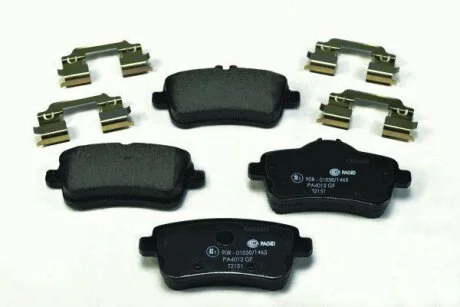 Колодки гальмівні дискові комплект задні HELLA PAGID 8DB355019741
