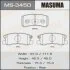 Колодки тормозные дисковые MASUMA MS3450 (фото 1)