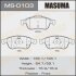 Колодки тормозные дисковые MASUMA MS0103 (фото 1)