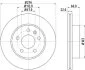 HELLA DB PRO гальмівний диск передн. (вент.) Vito108-110D/113-114 96- HELLA PAGID 8DD 355 104521 (фото 1)
