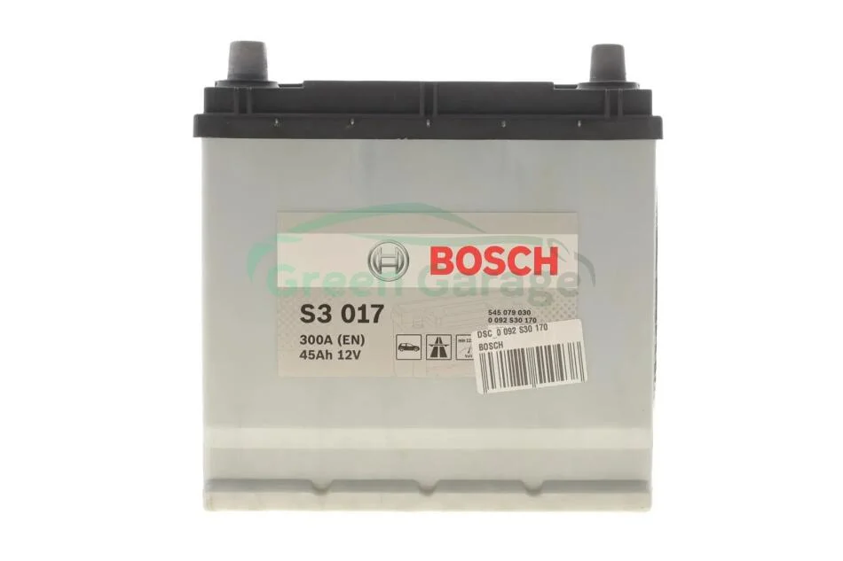 Акумулятор Bosch 12В/45Аг/300А/10,78кг BOSCH DSC0092S30170 (фото 1)