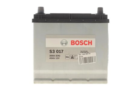 Акумулятор 12В/45Аг/300А/10,78кг BOSCH DSC0092S30170