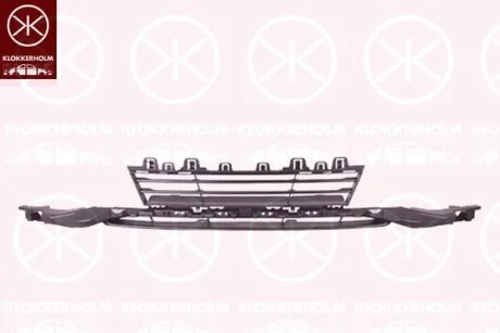Решітка бампера передня KLOKKERHOLM 0063921