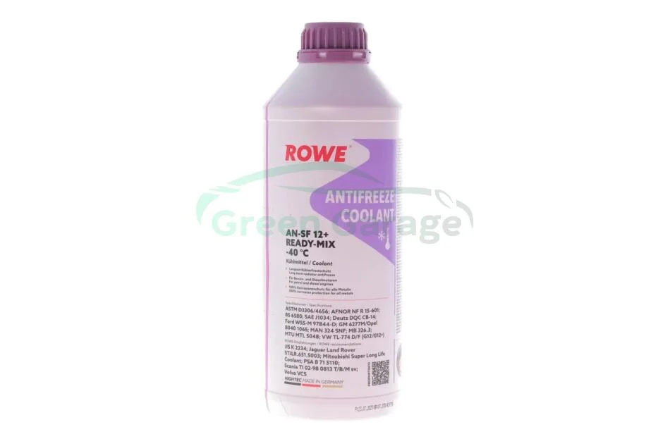 Антифриз HIGHTEC ANTIFREEZE COOLANT AN-SF 12+ READY-MIX -40 (1,5L) ROWE 21073001599 (фото 1)