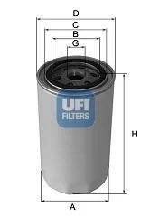 Фільтр масляний UFI 23.577.00