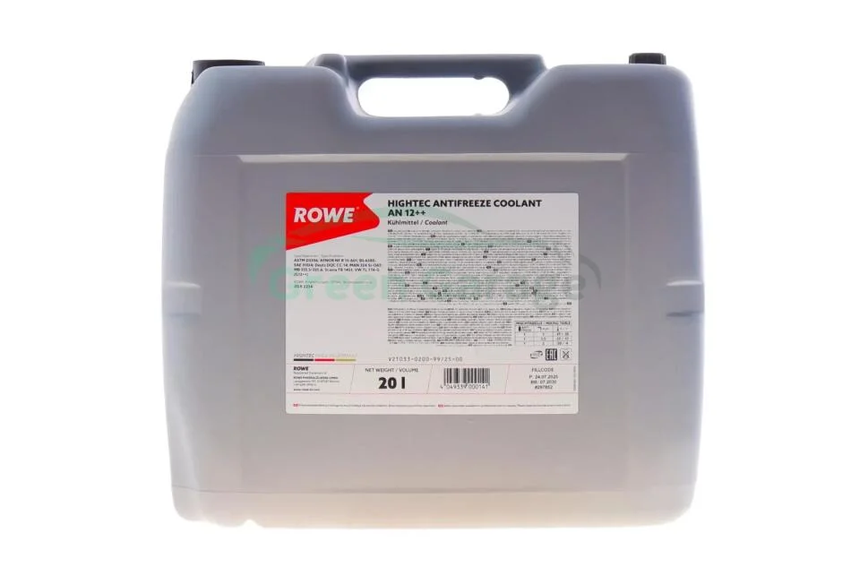 Антифриз HIGHTEC ANTIFREEZE COOLANT AN 12++ (20L) ROWE 21033020099 (фото 1)