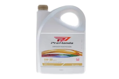 ОЛИВА МОТОРНА HFS-E 5W-30, 4Л HONDA 08232P99C4LPRO