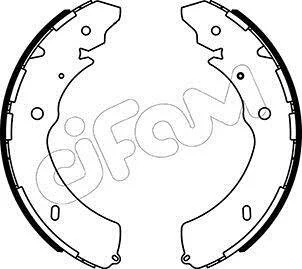 ISUZU Комплект барабанних колодок D-MAX I (TFR, TFS) 3.0 DiTD (TFR85_) 07-12, CHEVROLET COLORADO Crew Cab Pickup 2.9 4WD 06-12, MAZDA BT-50 III Пікап 3.0 (TFR40JPR, TFR40JDR) 20- CIFAM 153572
