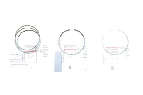 Кільця поршневі NE 120 035 0050 00